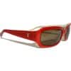 Γυαλιά ηλίου Trussardi TE20621/C15/58 σε κόκκινο χρώμα