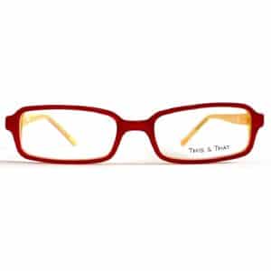 Γυαλιά οράσεως This&That 1238/C30/46 σε κόκκινο χρώμα