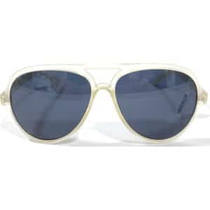 Ανδρικά γυαλιά ηλίου Pepe Jeans PJ7141 C2 140/58/14 με λευκό κοκκάλινο σκελετό σε σχήμα aviator 58mm