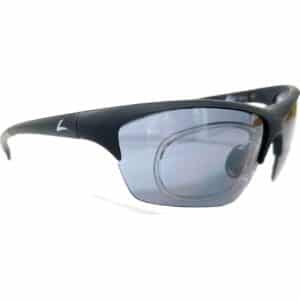 Unisex γυαλιά ηλίου Leader 4540/21010/48-18-130 μαύρο σκελετό μάσκα 48mm