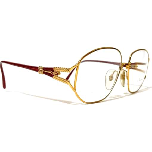 Γυαλιά οράσεως Christian Dior 2492 125 43/57/16 σε χρυσό-σκούρο καφέ χρώμα 57mm